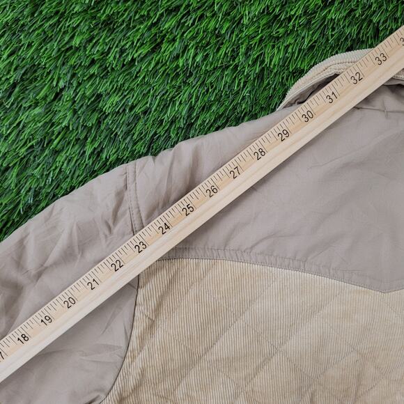 Vintage 80s Western Cowboy Corduroy Jacket M/L 22x26 Cropped - Picture 3 of 16